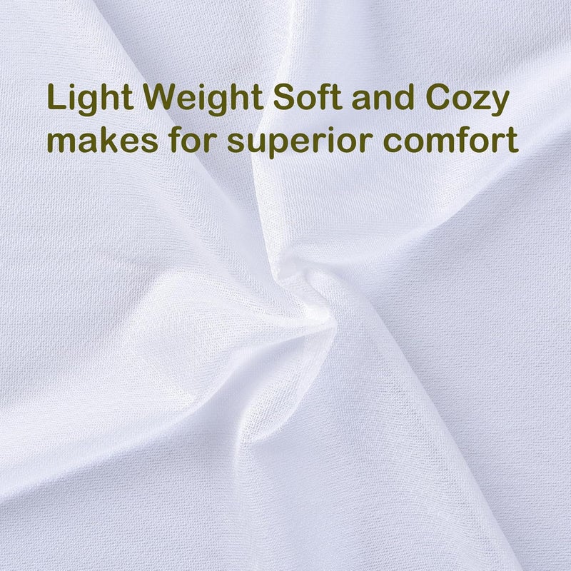 Seneme Soft & Cozy Embroidery Stitch Cover 12" x 12 Yd Fusible Stabilizer for Machine Embroidery Covering Scratchy Stitches (White Light Weight) - Image 3